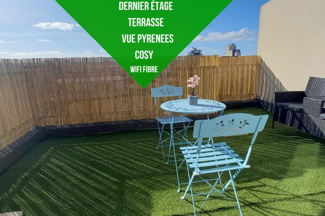 Le Belvedere Dernier Etage Avec Terrasse Wifi Fibre Lejlighed Tarbes Eksteriør billede